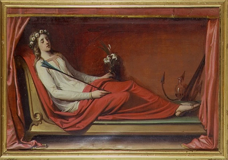 Tela con il Transito di S. Giuseppe